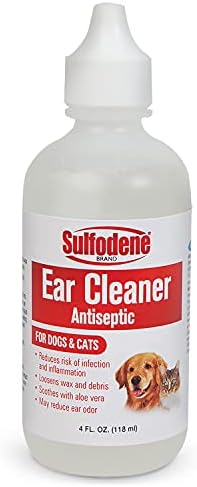 Sulfodene Brand Ear Cleaner Antiseptic for Dogs & Cats, 4 oz
