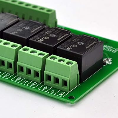 Electronics-Salon 8 Channel 10Amp SPDT Power Relay Module Board (Operating Voltage: DC 12V)