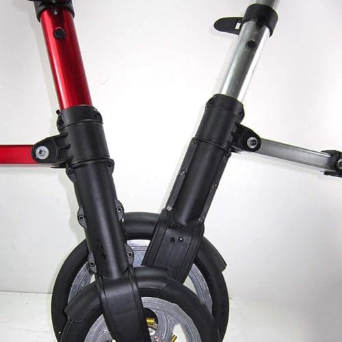 Kcolic Bicicletta Pieghevole 10 Pollici, Mini Bici Pieghevole Leggera Per Adulti Viaggio, Bici Città Regolabile A,10Inch - 4