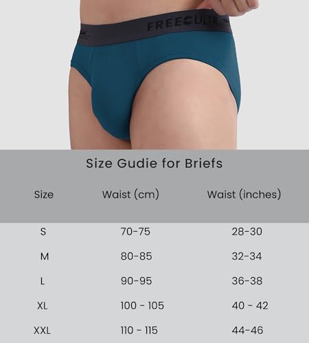 Image of Freecultr Men's Underwear Anti Bacterial Micromodal Airsoft Brief - Non Itch No Chaffing Sweat Proof Pack of 5