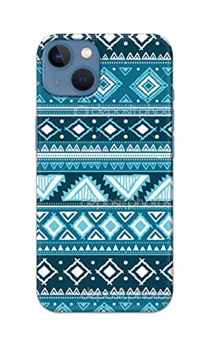 Image of PRINTFIDAA Coloured Tribal Pattern Hard Back Cover for Apple iPhone 13, A2633, A2482, A2631, A2634, A2635 Back Cover -(P6) KAT1008