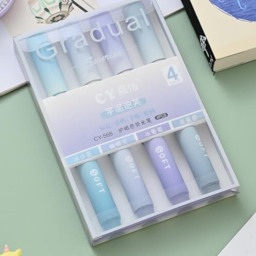 CLOSAL® Aesthetic Cute Highlighter Pen Highlighters Markers Pen Pastel Highlighter Pen Set