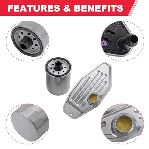 45RFE 545RFE 68RFE Transmission Oil Pan Kit with Trans Oil Filter Gasket by Fitede - Used condition - Image 5