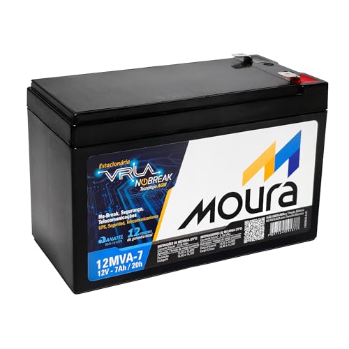 Bateria para Nobreak 12V 7Ah Estacionária Tecnologia VRLA AGM Mou...