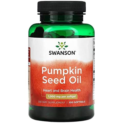 Swanson Pumpkin Seed Oil Softgel Capsules Cover