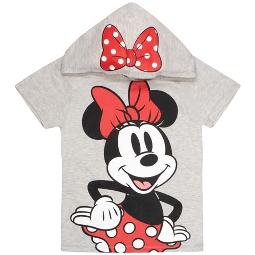 Image of Disney Characters Girls 2-Piece Kids Clothing Set - Hoodie T-Shirt & Shorts 2-Pack Bundle Set for Girls