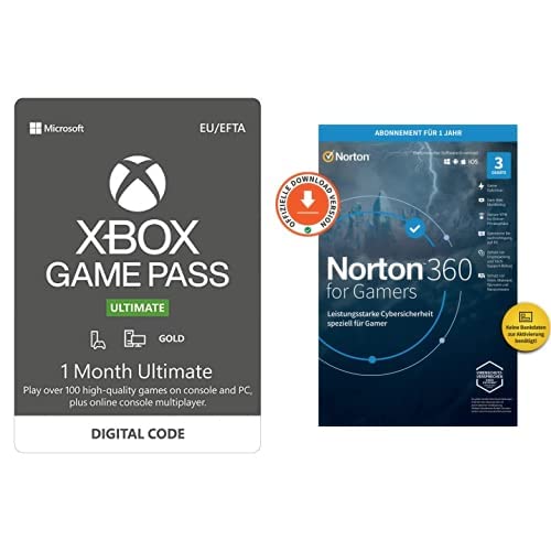 Bild zu Norton 360 for Gamers 2021 | 3-Geräte Norton Gamers + Xbox Game Pass Ultimate | 1 Monate Mitgliedschaft | Xbox/Win 10 PC - Download Code