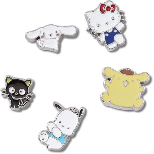 Image of Crocs, Unisex, Jibbitz Characters, Hello Kitty Friends Enamel, One Size, One Size