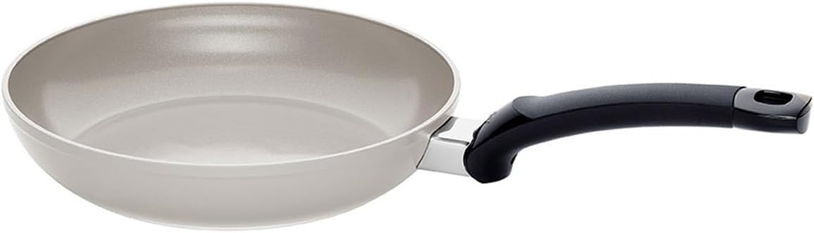 Fissler Ceratal Classic Ceramic 9.5 Inch Non-Stick Frying Pan, Warm Grey, Made without PFAS