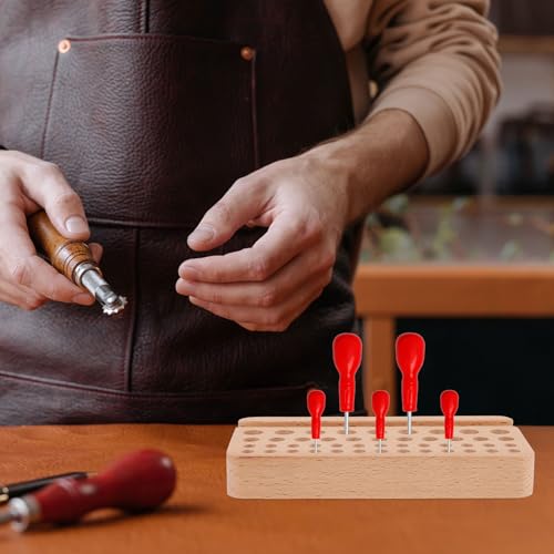 Caja organizadora de madera de cuero CHICAMPERA con acabados premium 6
