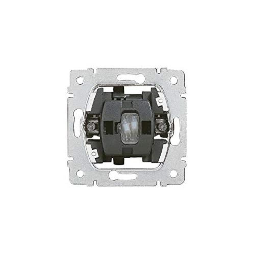 Legrand Aus-Wechselschalter Pro21 775602 Einsatz beleuchtet, Grau