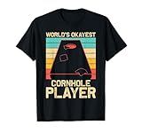 Funny Cornhole Gift For Men Women Bean Bag Toss Game Players T-Shirt