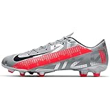  Nike Vapor 13 Academy Fg/Mg - MTLC Bomber Gry/Black-Particle Grey, Größe:12.5