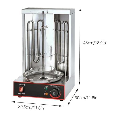 Machine à shawarma et gril à kebab électrique vertical pour rôtisserie maison - 6