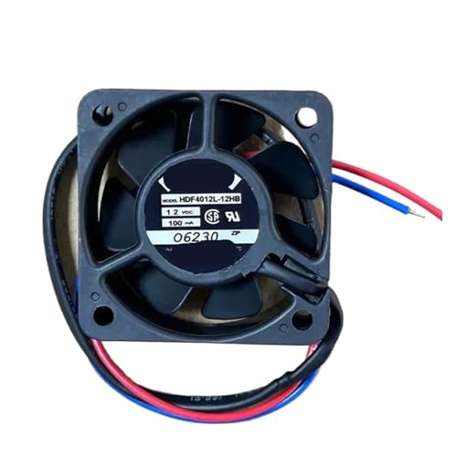 Ventilateur de refroidissement 4015 12V HDF4012L-12HB mini soufflerie 2 fils pour PC
