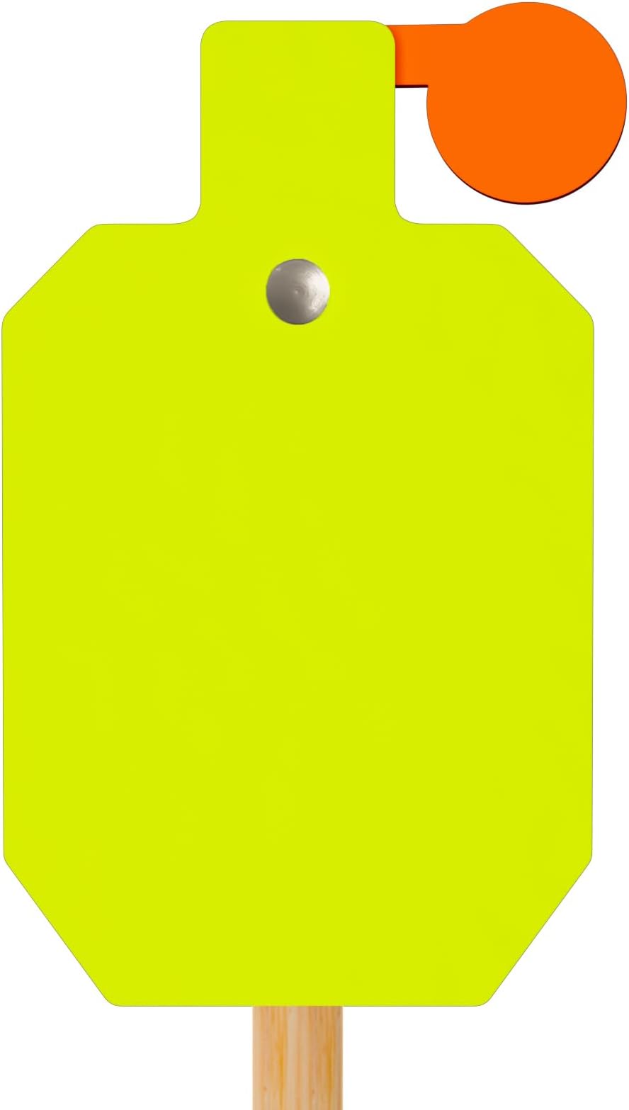 Highwild AR500 Steel Hostage Reactive IDPA Shooting Target 3/8" Thick Armored Steel Torso Targets - Neon Color
