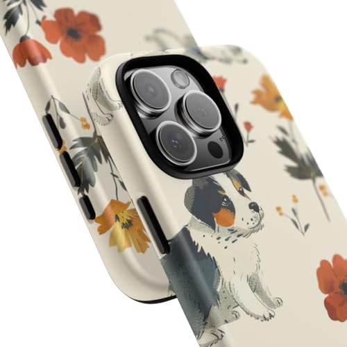 Coque iPhone 16 Pro Max chiot mignon pour style printanier - 2