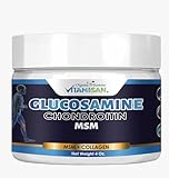 VITAMISAN Premium Organic Glucosamine & Chondroitin Cream with MSM, Arnica, & Collagen