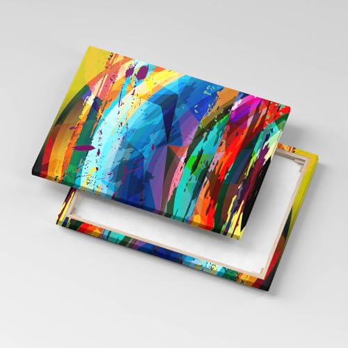 Tableau photo sur toile abstrait - Murale d'art Wallfluent premium