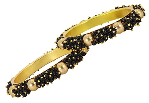 Image of NMII Metal and Zircon Studded Kadaa set for Women /Girls
