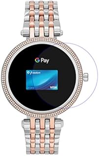 Lokeke Displayschutzfolie aus gehärtetem Glas für Michael Kors Gen 5E Darci, Premium-Displayschutzfolie aus gehärtetem Glas für Michael Kors Gen 5E Darci Watch, aus echtem Glas