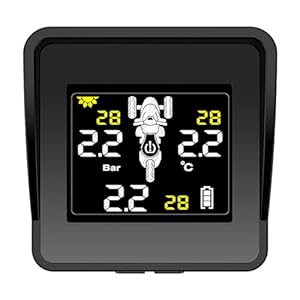 Herklotzn Solar Wireless Motorrad TPMS Reifendrucküberwachung