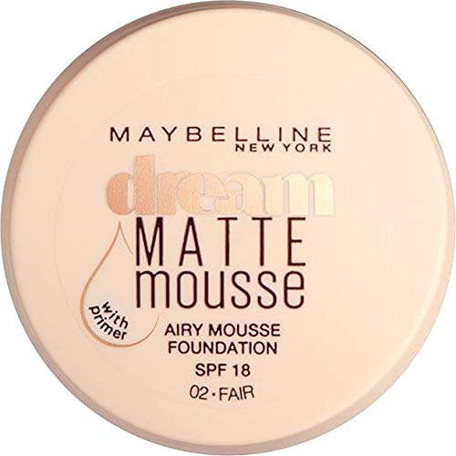 Maybelline Dream Matte Mousse Foundation, Number 002, Fair