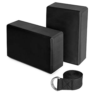 Lixada Yogablok, yogablot, set van 2 stuks, met yogablot, antislip yogablot, voor beginners