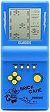 Febotak Console di gioco con blocchi da costruzione con schermo grande da 3,5 pollici, gio...