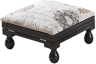 Gablemere 3 Position Footstool-Mahogany, 30.5 x 30.5 x 20 cm