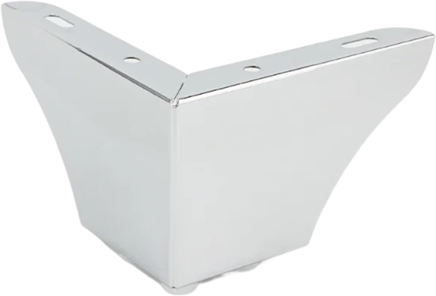 AVIMYA 1/4PCS Metal Furniture Sofa Legs Replacement Modern Style for Sofa Cabinet TV Bench with Screws 75/100mm (Color : 75mm Silver, Size : 1PC)