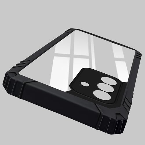 Image of Jkobi Back Cover Case for Samsung Galaxy A36 5G (Ultimate Shockproof Bumpers | Anti Yellow | Rugged Armor | Hybrid PC | Black)