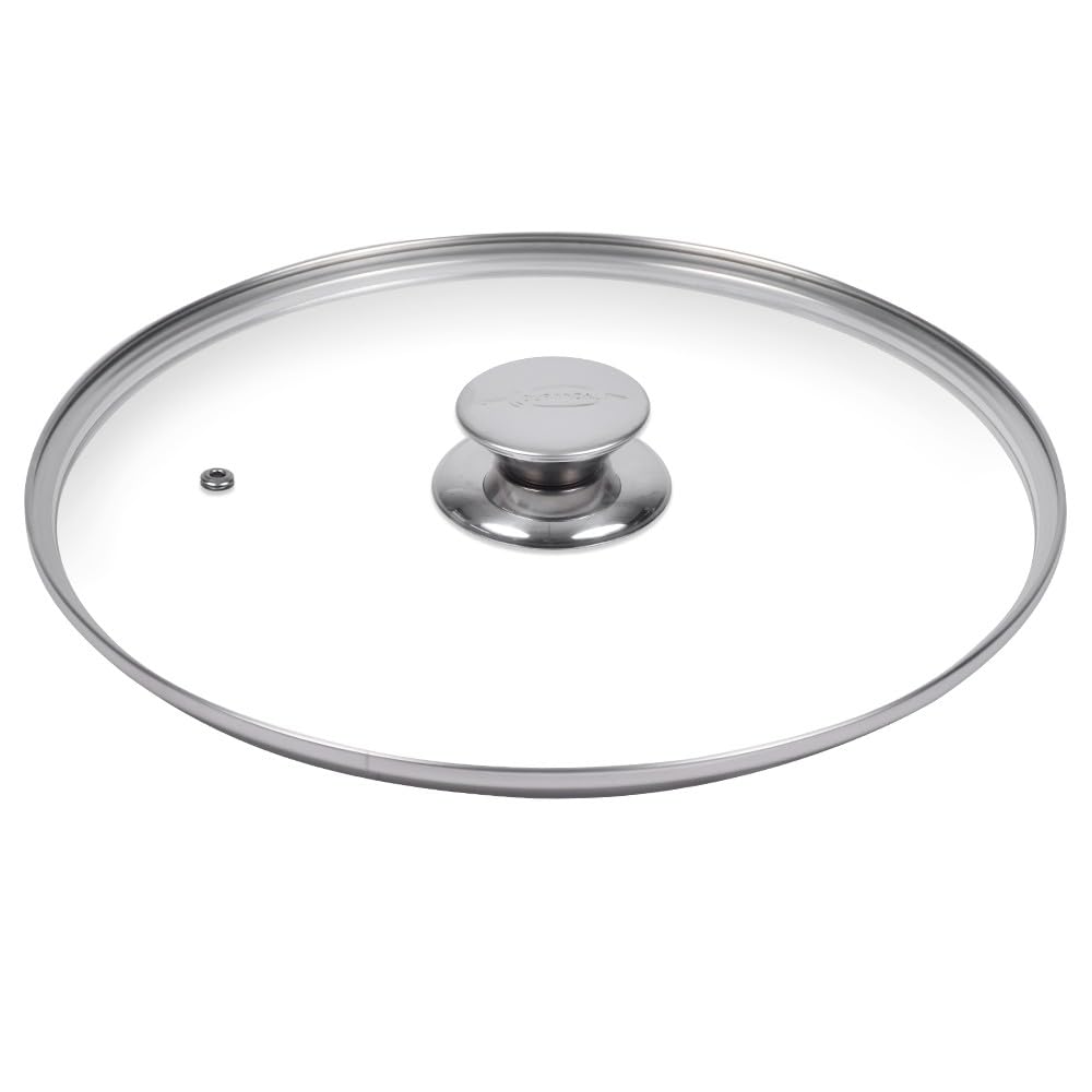 Durandal Faitout antiadhésif 28cm Légende avec couvercle en verre inclus et poignées amovibles - Faitout 6,3L
