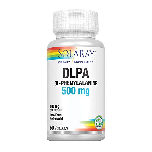 Solaray dl-phenylalanine free form vegetarian capsules, 500 mg, 6…