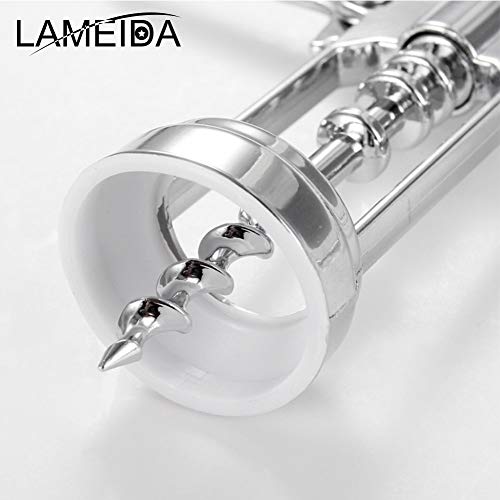 LAMEIDA Rode Wijn Bierflesopener Wing Kurkentrekker voor Home Bar Home Club Restaurant Zinklegering Zilver - Afbeelding 4