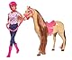 Simba 105730939 - Steffi Love Riding Tour, im Reitoutfit, mit 2 Pferd, vollbewegliche Puppe, Ankleidepuppe, 29cm, für Kinder ab 3 Jahren