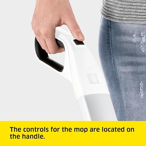 Kärcher EWM 2 Electric Wipe Mop, Cordless Floor Cleaner with 2 Rotating Microfibre Rollers, Battery Running Time: approx. 20 min, Area Performance per Battery Charge: approx. 60 m² - Image 6