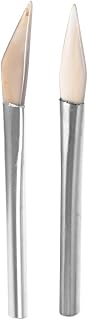 2 Piezas Cuchillo Para Pulir Bruñidor De Piedra De Ágata Herramienta Para Bruñir Ágata Bruñidor De Ágata Natural Bruñidor De Ágata Para Pulir Accesorios Joyas Acero Inoxidable
