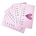 RXBC2011 Thank you for supporting my small business Card Thanks Cards gradient Heart Customer Appreciation 2x3.5 Inches Pack of 100 Pink