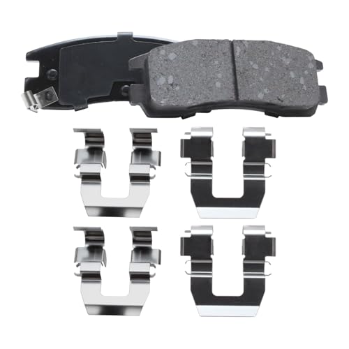 Image of Detroit Axle - Rear Brake Kit for Buick Park Avenue Cadillac DeVille Seville Bonneville Brakes Rotor and Ceramic Brake Pads Replacement: 11.73 inch inch Rear Rotors