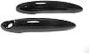 ATEX Glossy Black Door Handle Cover Stickers for MK1 MK2 R50R52R53R55R56R57R58R59R60 2001~2013 2 Doors