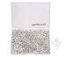 Shapenty 1000PCS Silver Plated Iron Open Jump Rings Connectors Bulk for DIY Craft Earring Necklace Bracelet Pendant Choker Jewelry Making Findings and Key Ring Chain Accessories (Silver, 8mm)