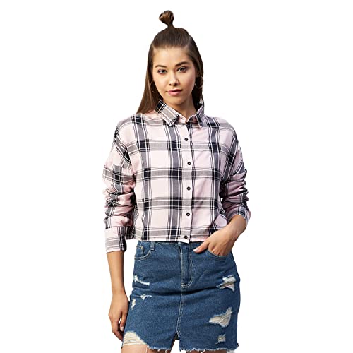 Image of Chimpaaanzee Women Drop Shoulder Crop Shirt