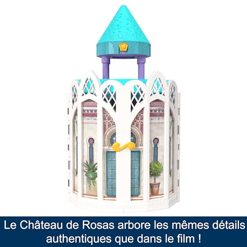 Disney Château De Rosas Coffret Wish Avec 2 Mini Poupées Articulées 1 Figurine Star 20 Accessoires 1 Dôme Avec Projection Lumineuse - vue 7