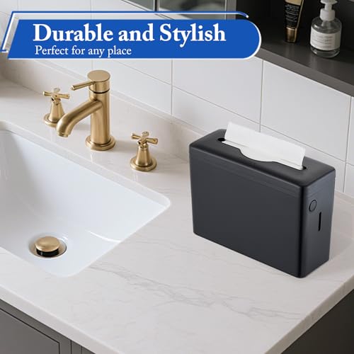 Image of Pollock Paper Towel Holder Dispenser Countertop Commercial,Black-S