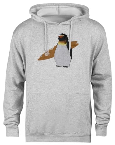 Pull à capuche gris Big Z streetwear ample pour sweat sportwear décontracté