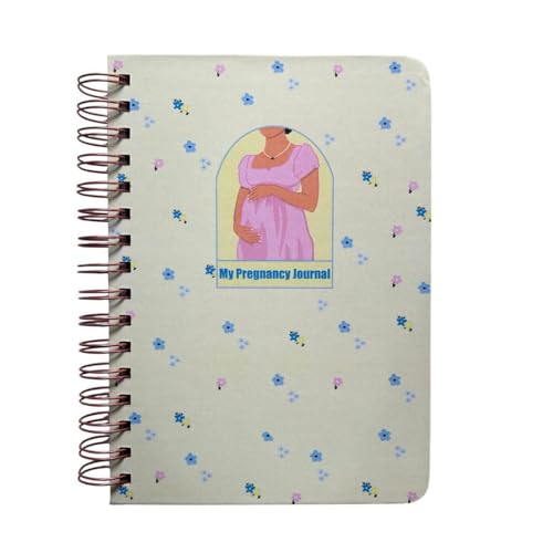 Image of Pregnancy Journal for Pregnant Women - 40-Week Bump Tracker & Memory Book with Stickers | Guided Pregnancy Planner with Prompts, Milestone Pages & Hardcover Keepsake | Gift for Expecting Moms (Ivory Flower)