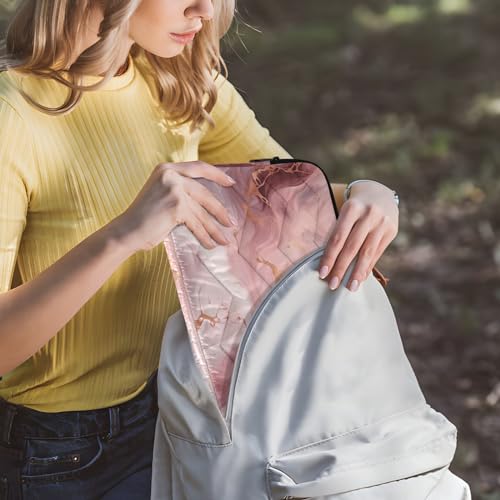 Funda para portátil 13-14 pulg mármol rosa resistente al agua miniatura 6