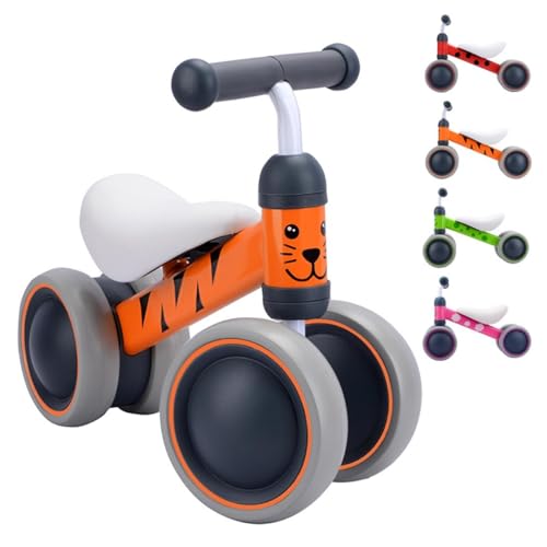 BOLDCUBE Mi Primera Bicicleta Sin Pedales para Niños 1 Año, Bici Bebes 6 a 18 Meses, Juguetes Correpasillos Niñas 1-2 Años, Triciclos Bebes, Interior y Exterior, Regalo de Cumpleaños
