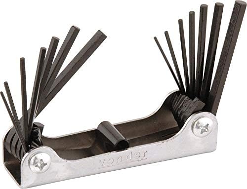 Jogo De Chaves Allen, Com 14 Peças Vonder 1.5 Mm A 6 Mm E 1/16" A...